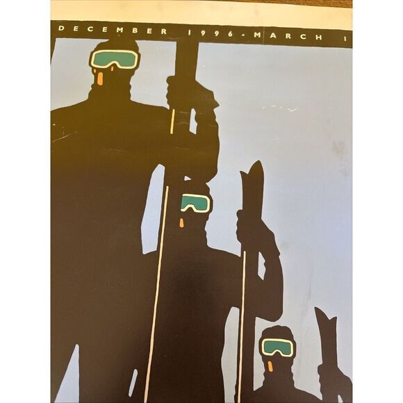 Rare 1996 Team Lexus Rossignol World Pro Ski Tour Poster Club Med Felix McGrath - Picture 7 of 11